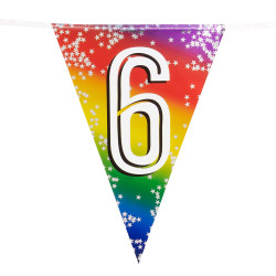 Narozeninová  girlanda '6' (6 m)